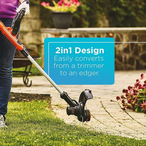 POWER DRIVE transmission on BLACK+DECKER LCC340C enables fast, powerful cuts.