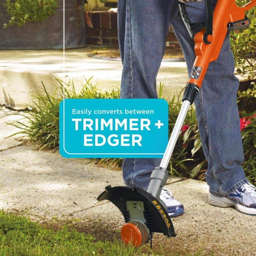 BLACK+DECKER LST300 12-inch steel deck provides rugged durability.