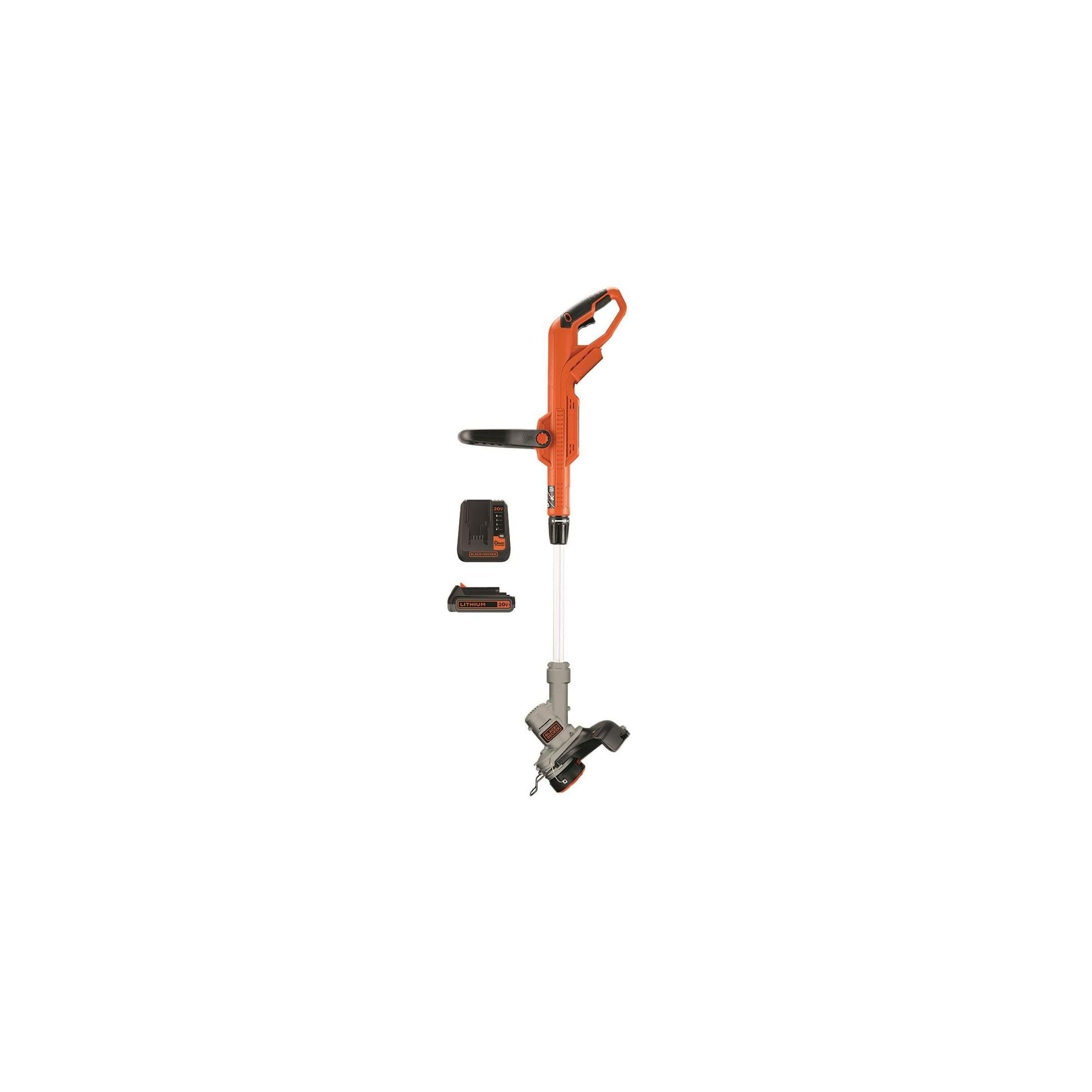 BLACK+DECKER LST300 with powerdrive transmission for faster cutting.