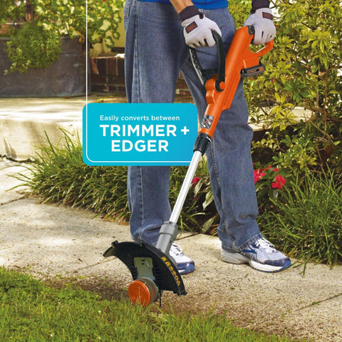 BLACK+DECKER LST300 quiet start for easy, low-noise operation.