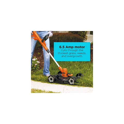 BLACK+DECKER MTE912 AFS spool feeds line for uninterrupted trimming.