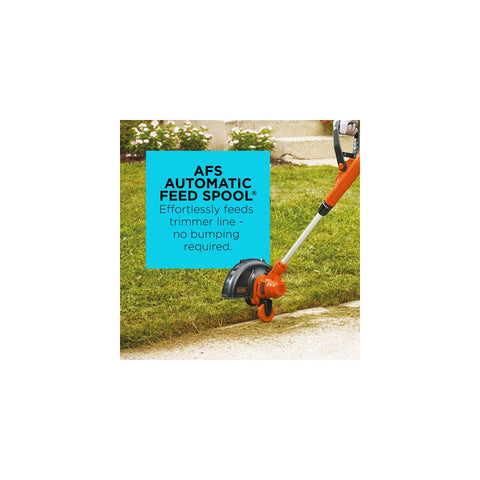 BLACK+DECKER MTE912 gear drive handles thicker grass with ease.
