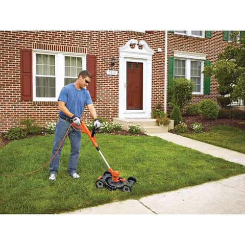 BLACK+DECKER MTE912 ideal for small yards and tight borders.