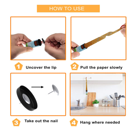 Black+Decker sticky adhesive surface on trap highlights strong insect capture power.