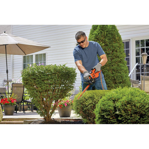 BLACK+DECKER BEHT150 corded model offers unlimited runtime.