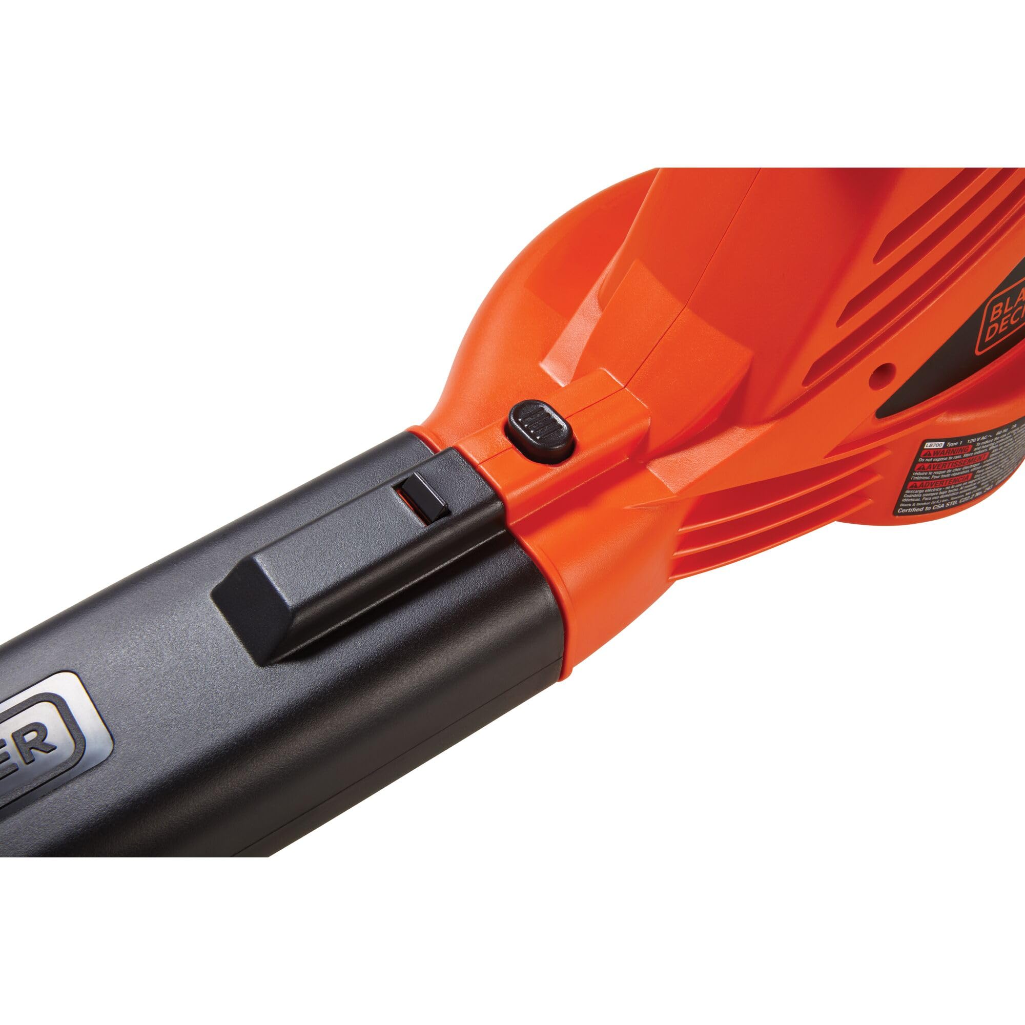 BLACK+DECKER LB700 ideal for lawns, driveways, and patios debris removal.