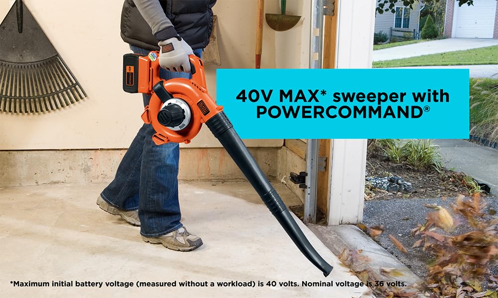 BLACK+DECKER battery level indicator to plan cleaning sessions