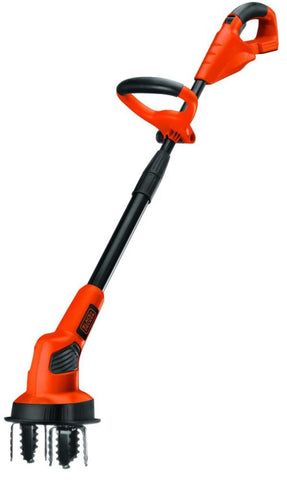 BLACK+DECKER LGC120B tiler with compact design for easy garden bed prep.