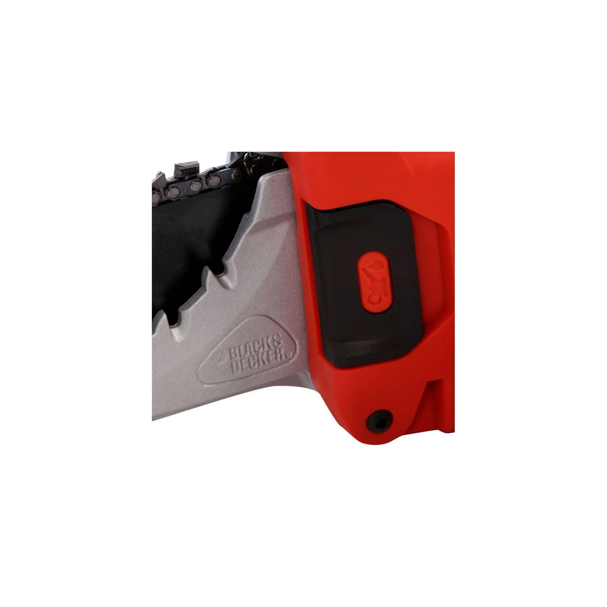 BLACK+DECKER LP1000 rear view highlighting lightweight feel and cord.