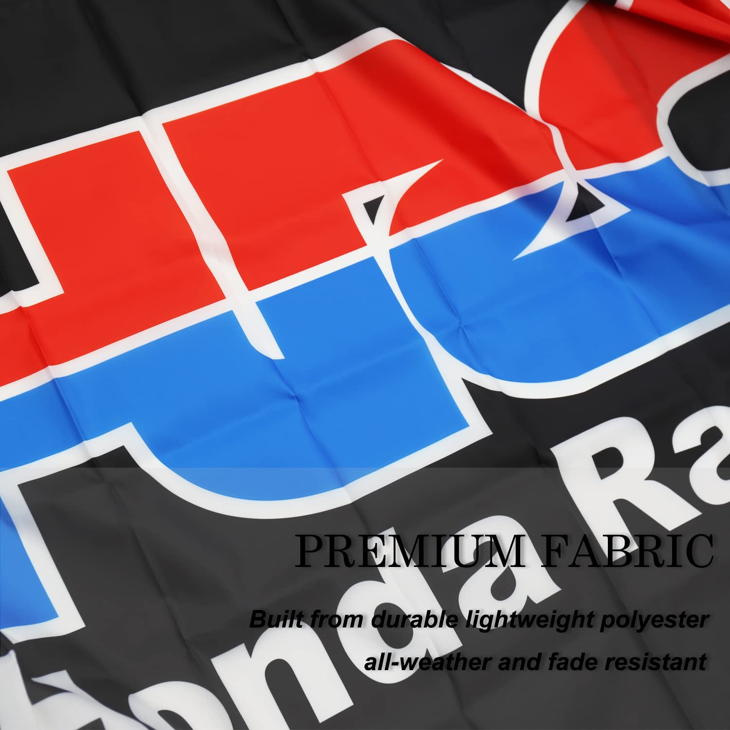 Durable polyester flag material for long-lasting decor