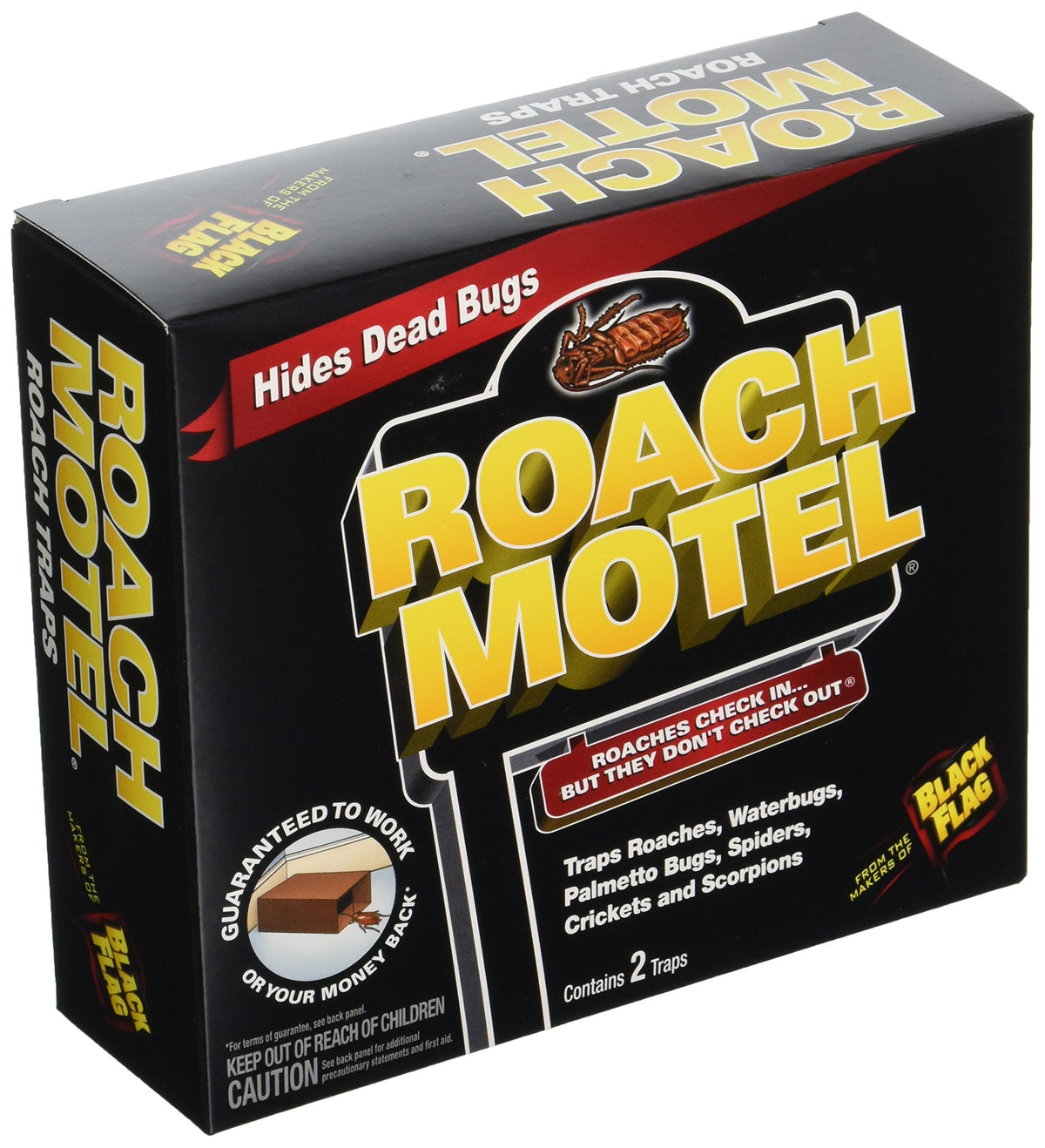 Black Flag Roach Motel 61009 front view for indoor, pesticide-free roach control