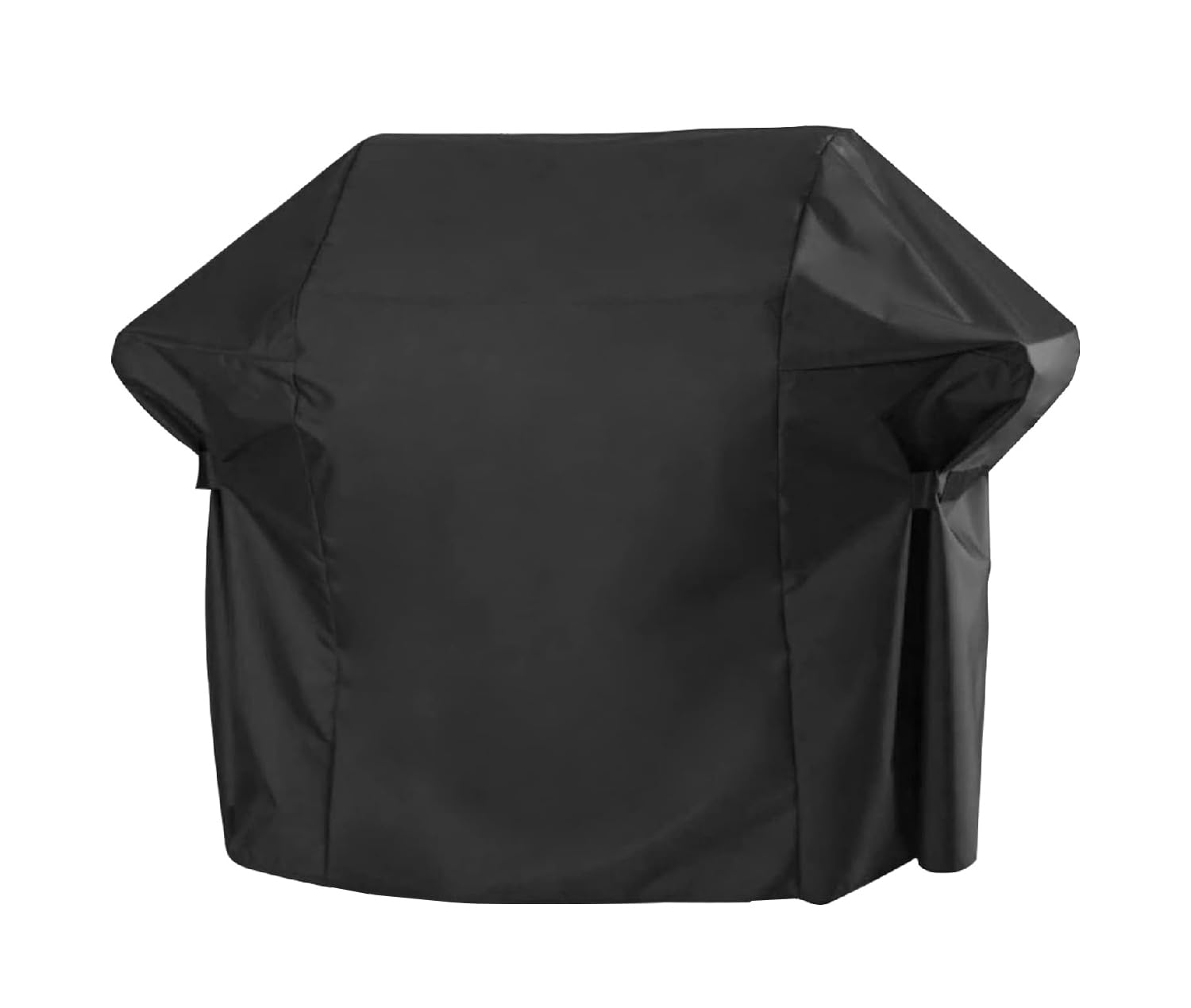 Blackhoso grill cover on Char-Broil 2-burner grill showing snug fit and protection