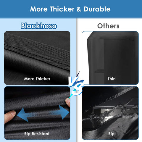 Package view showing 1 pack of Blackhoso grill cover