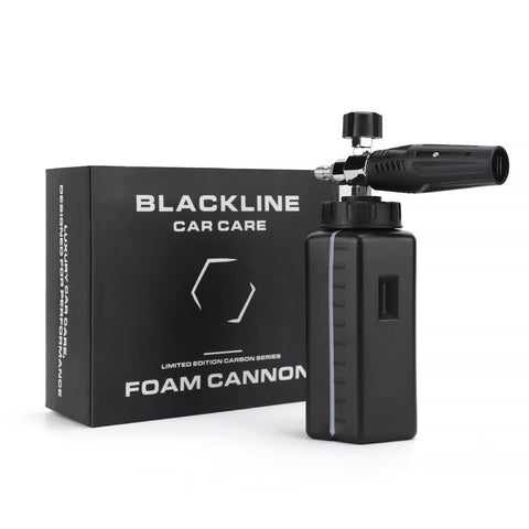 Blackline foam cannon wide mouth for easy filling and even foam coverage.