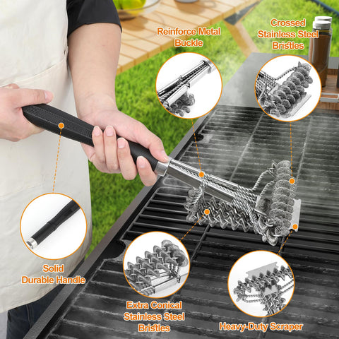 BLACKSMITH FAMILY ergonomic handle for comfortable cleanup