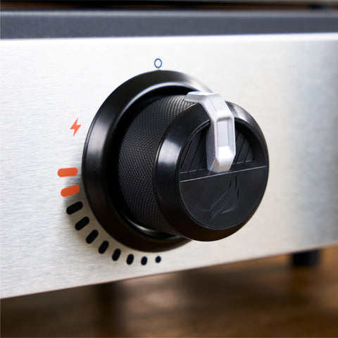 Blackstone piezo ignition enables quick starts for outdoor cooking