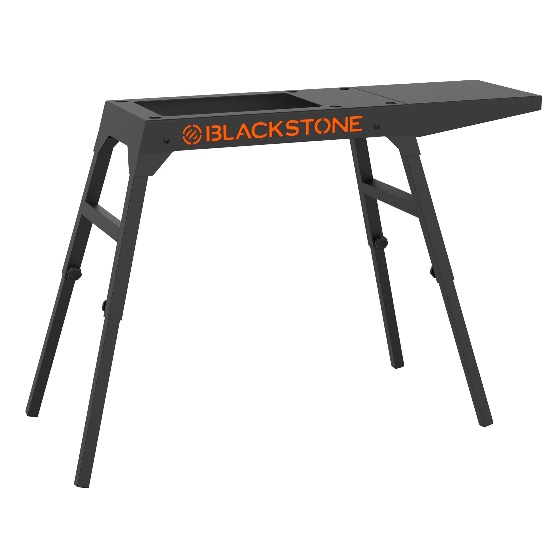 Blackstone 5013 collapsible stand with folding legs for easy transport.