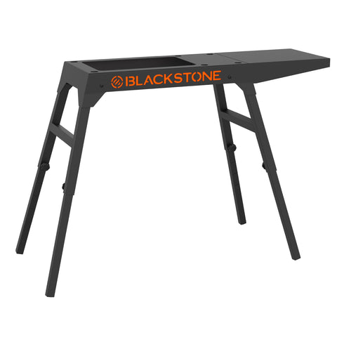 Blackstone 5013 collapsible stand with folding legs for easy transport.