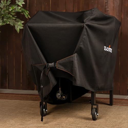 Durable polyester canvas on the Blackstone 5091 cover provides rugged protection.