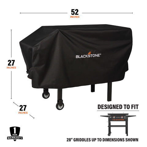 Side buckles secure the Blackstone 5091 cover around the griddle.