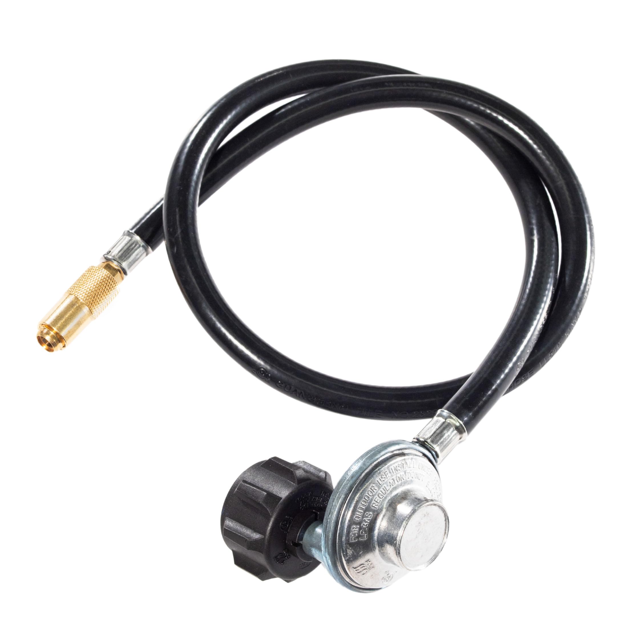 Blackstone 5471 propane hose and regulator assembly for easy bulk propane feeding