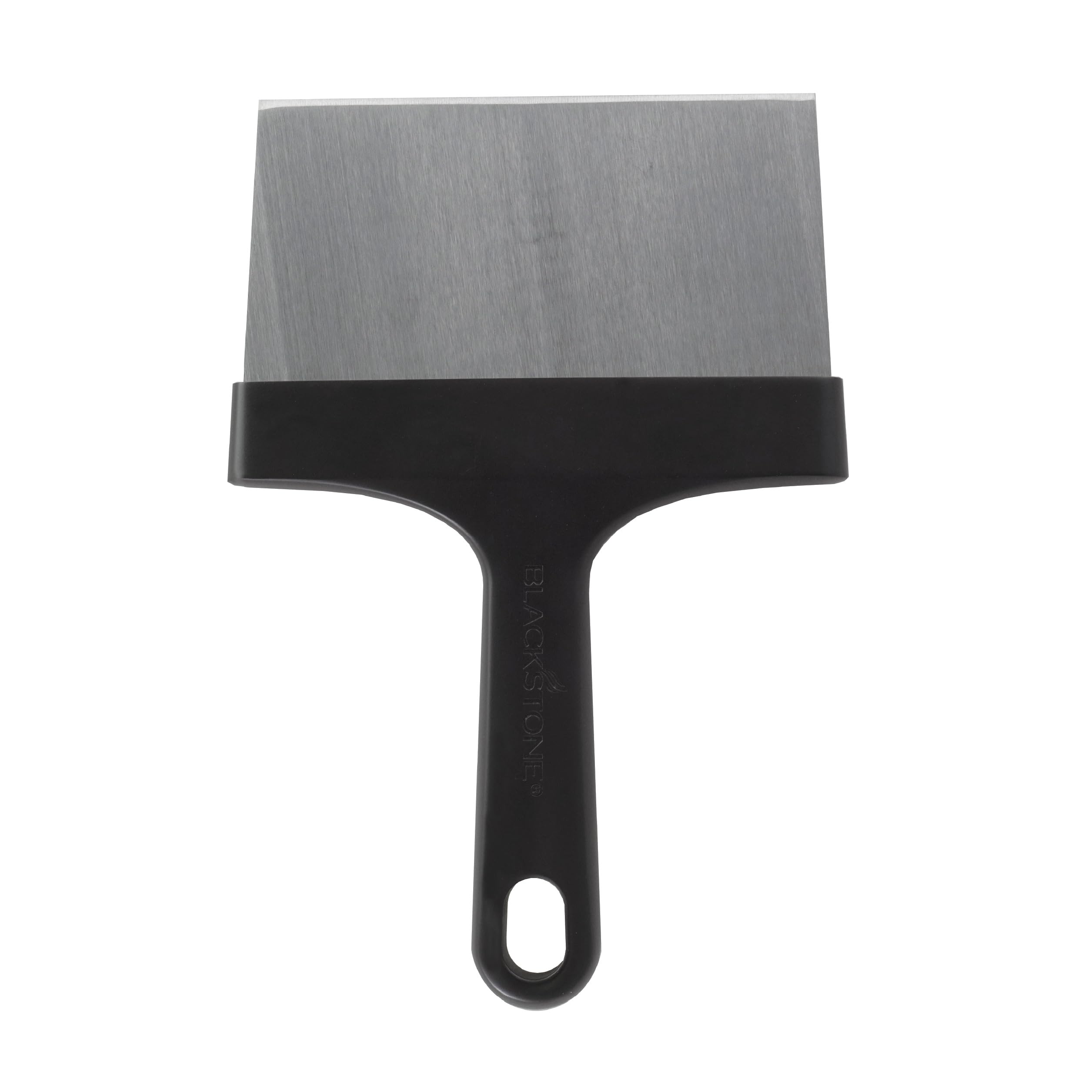 Blackstone griddle scraper with a long handle for safe, easy cleaning