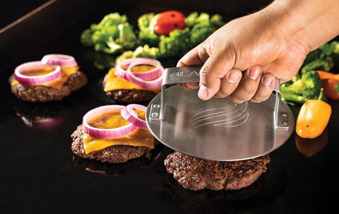 Blackstone Griddle Setup demonstrates versatile use from breakfast to dinner.