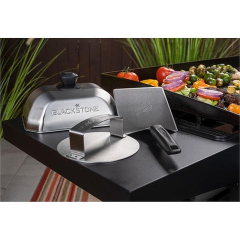 Blackstone Stainless Steel Tools durable grill set with easy cleanup.