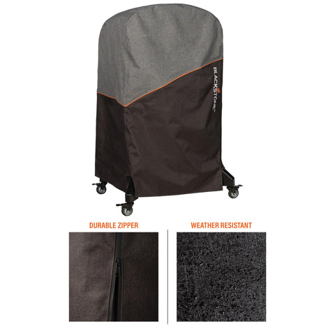 Blackstone pizza oven cover easy-zipper-entry enables quick removal after use.