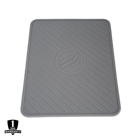 BLACKSTONE spatula mat large size accommodates multiple tools and utensils.