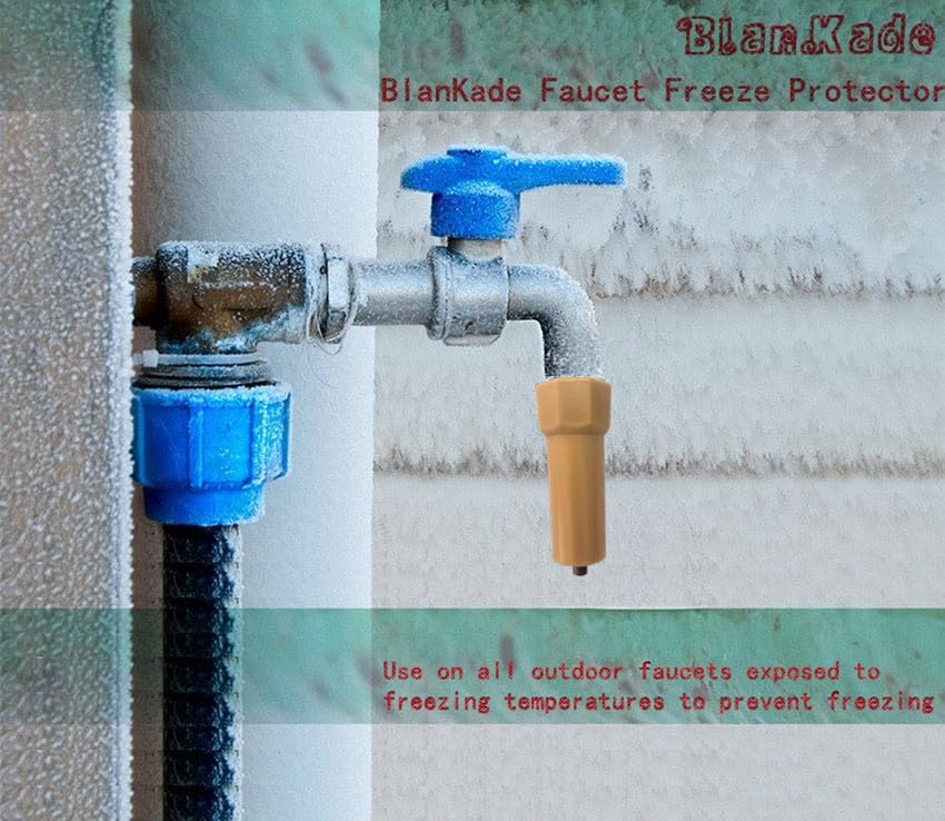 BlanKade freeze protector mechanism senses temp to release minimal water, reducing waste.