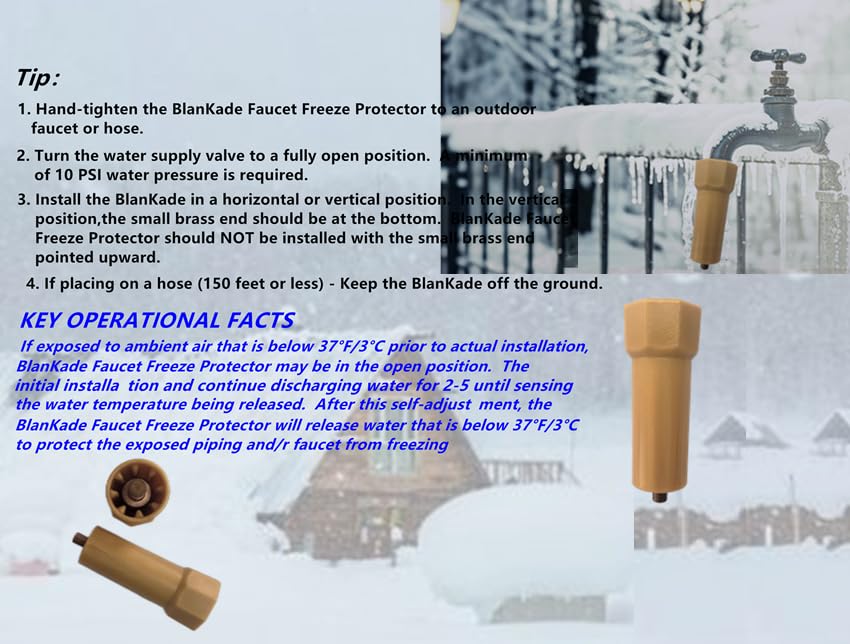 BlanKade two-pack provides coverage for multiple outdoor faucets.