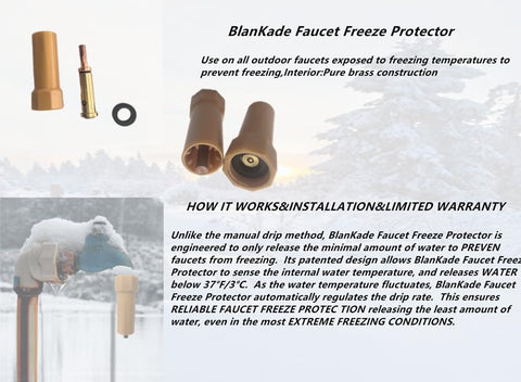 BlanKade design supports water conservation by preventing excessive runoff during freezing.