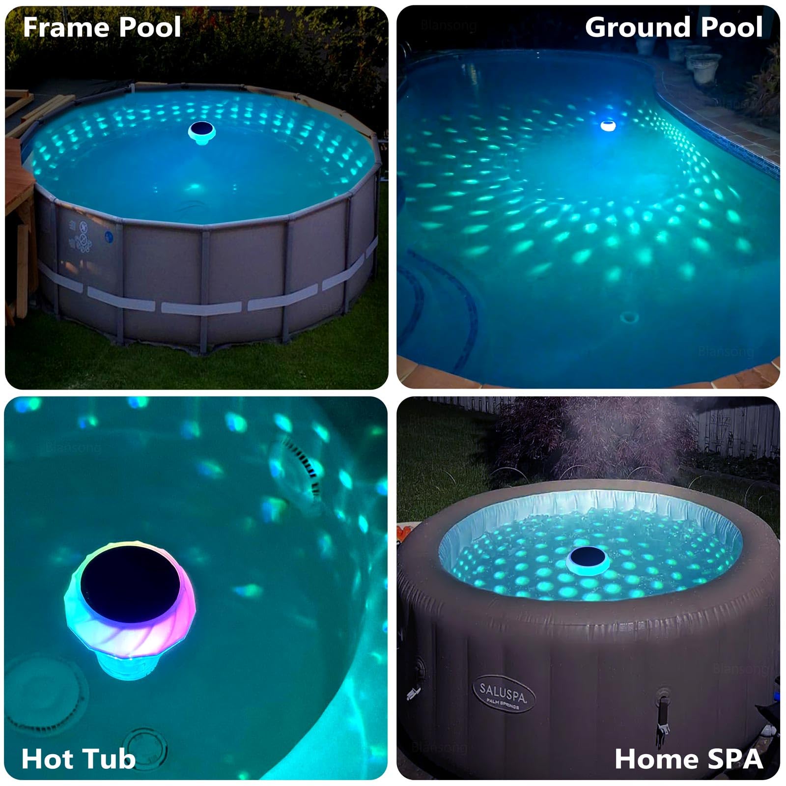Blansong adjustable ring demonstrates custom chlorine release for pool size
