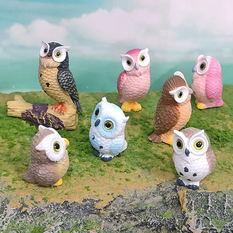 BLAPNK decorative owls add cozy charm to home decor and shelves.