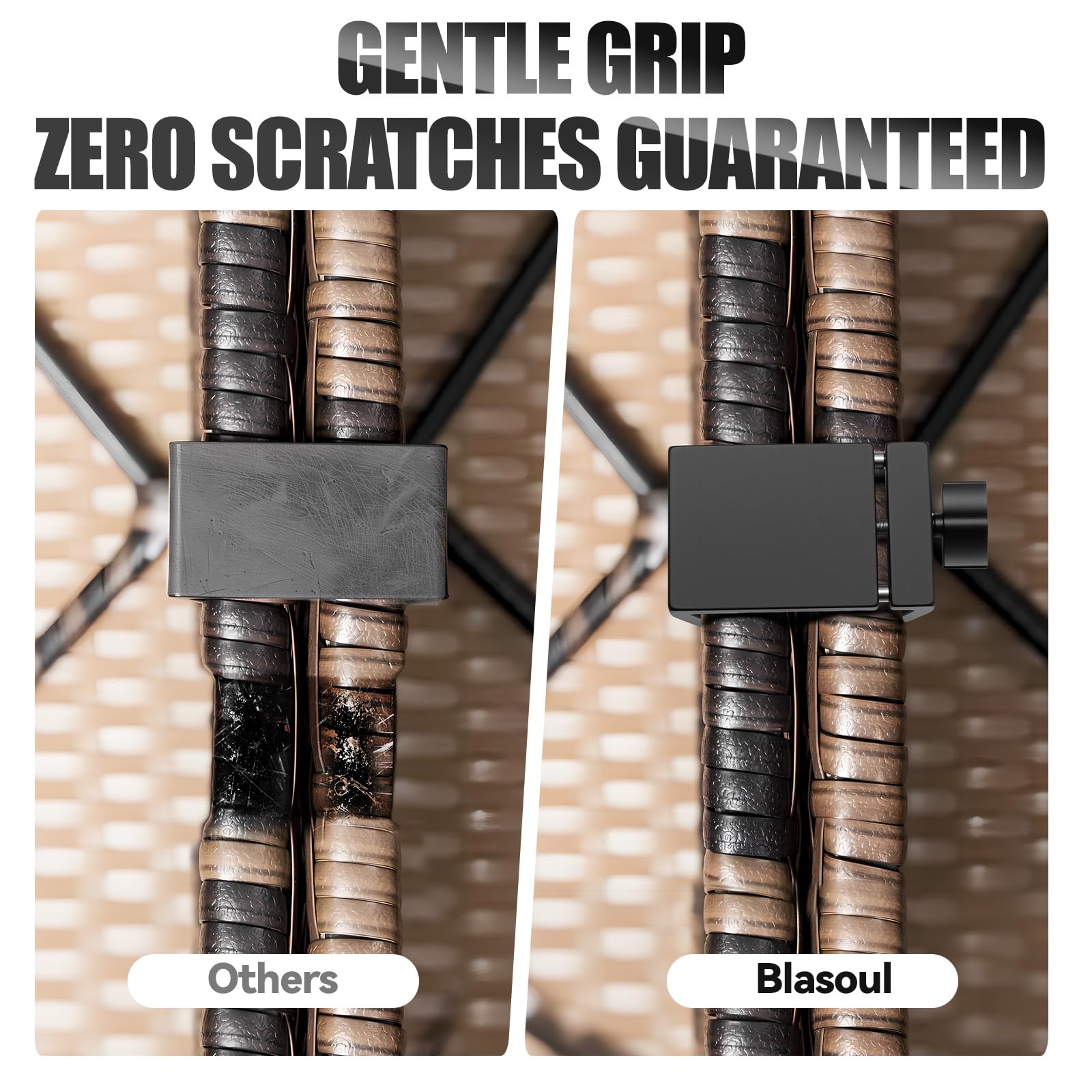 Aerospace-grade aluminum with anti-corrosion coating for lasting outdoor use.