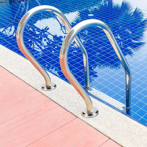 Blasoul easy install pool ladder escutcheon saves time on maintenance