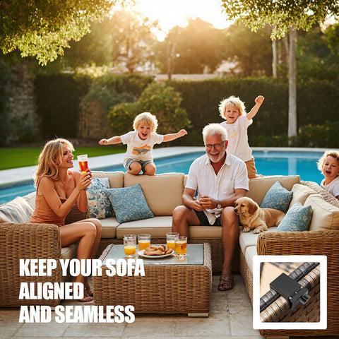 Tool-free installation with twist to tighten or loosen joints.