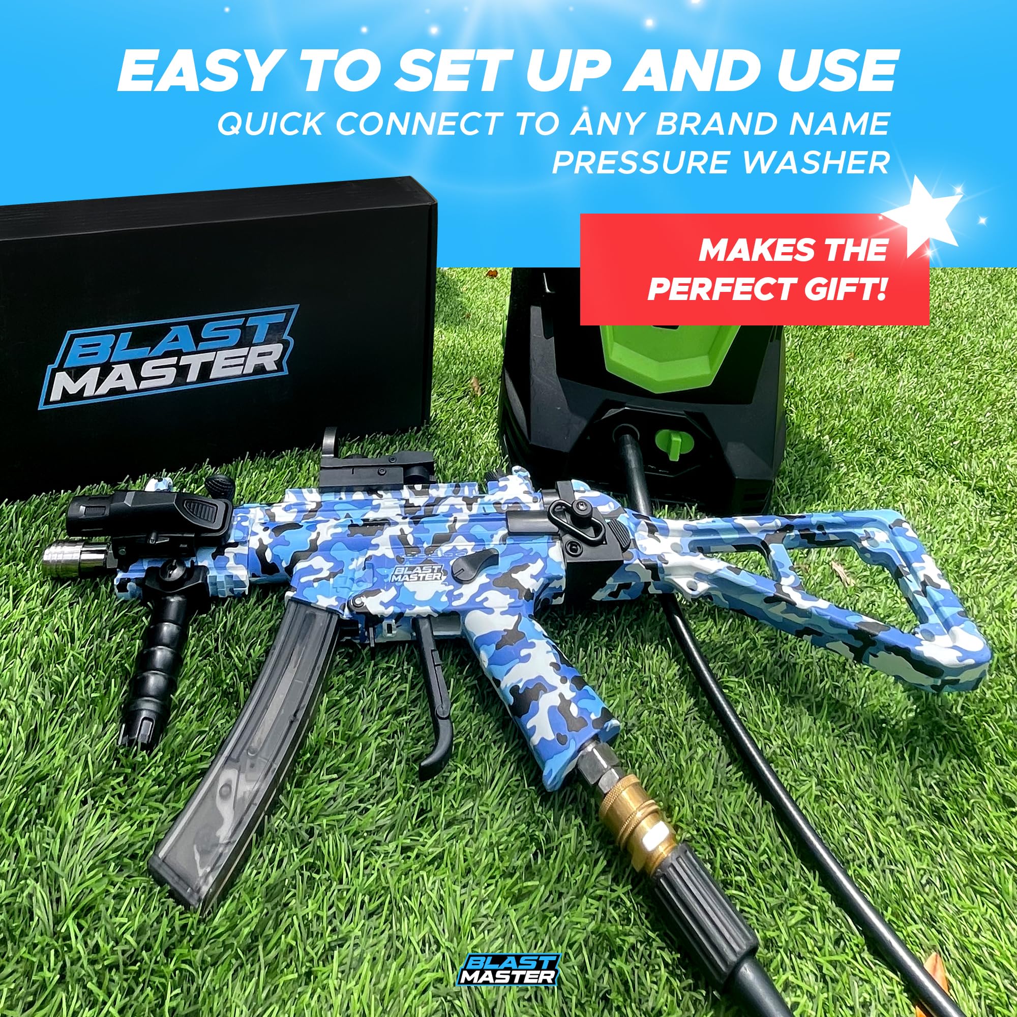 Blast Master MP5 quick-connect wand enables fast tool changes