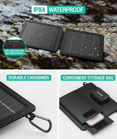 BLAVOR compact design weighs 0.81 lb and folds to fit in small packs.