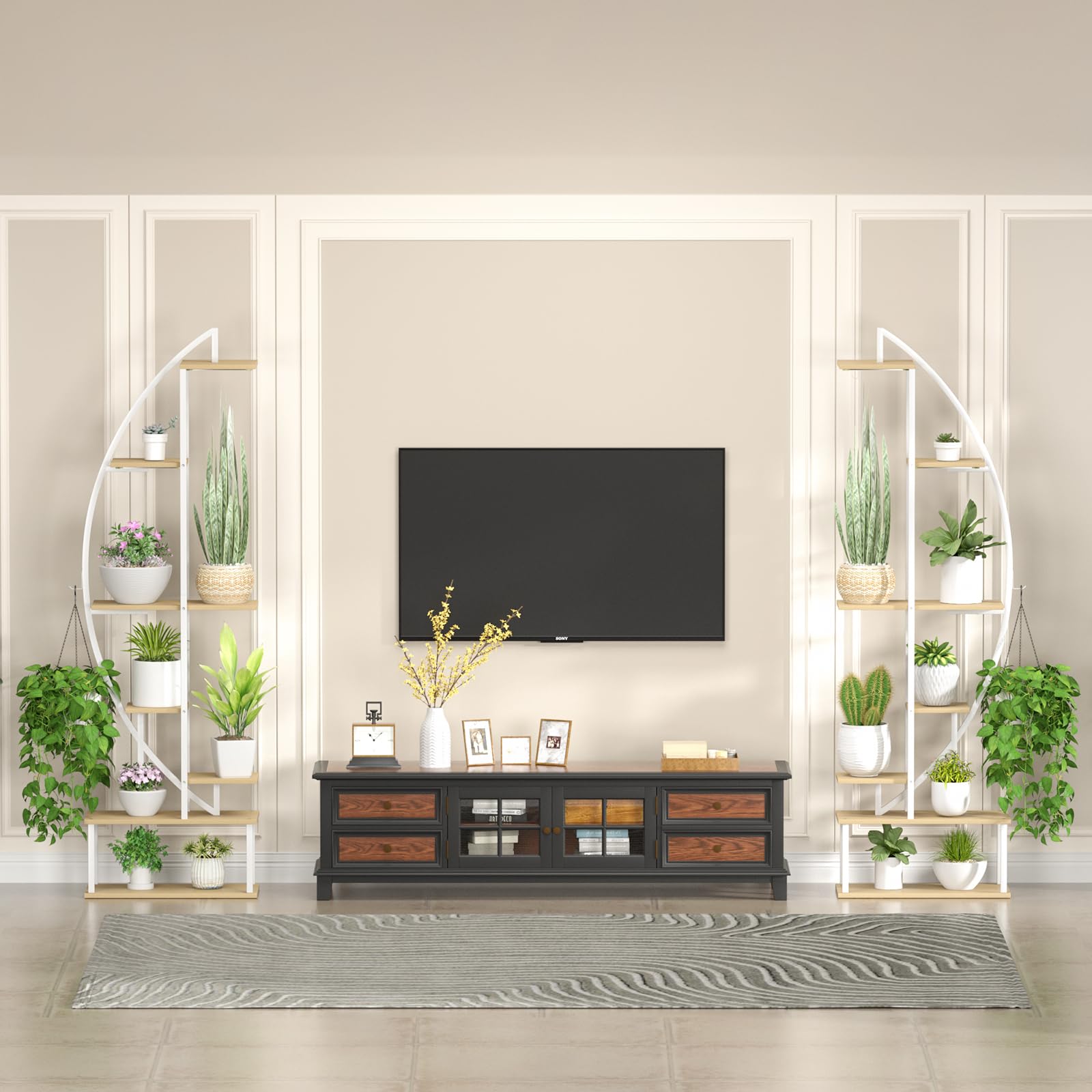 BLAZPATH anti-rust iron frame resists corrosion for long lasting indoor use