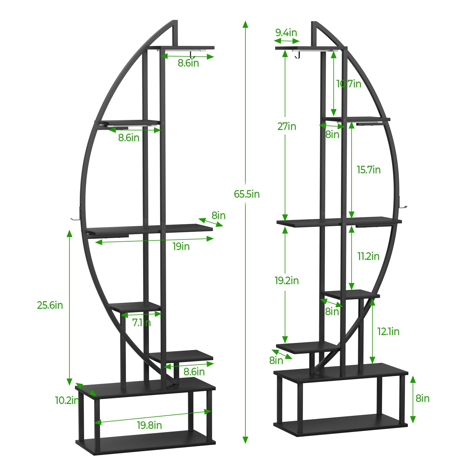 Heavy-duty iron frame with anti-rust coating on Blazpath stand