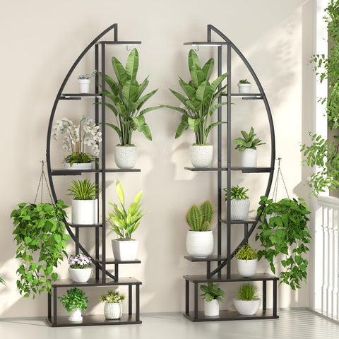 Two-pack Blazpath arch shelves for versatile indoor display