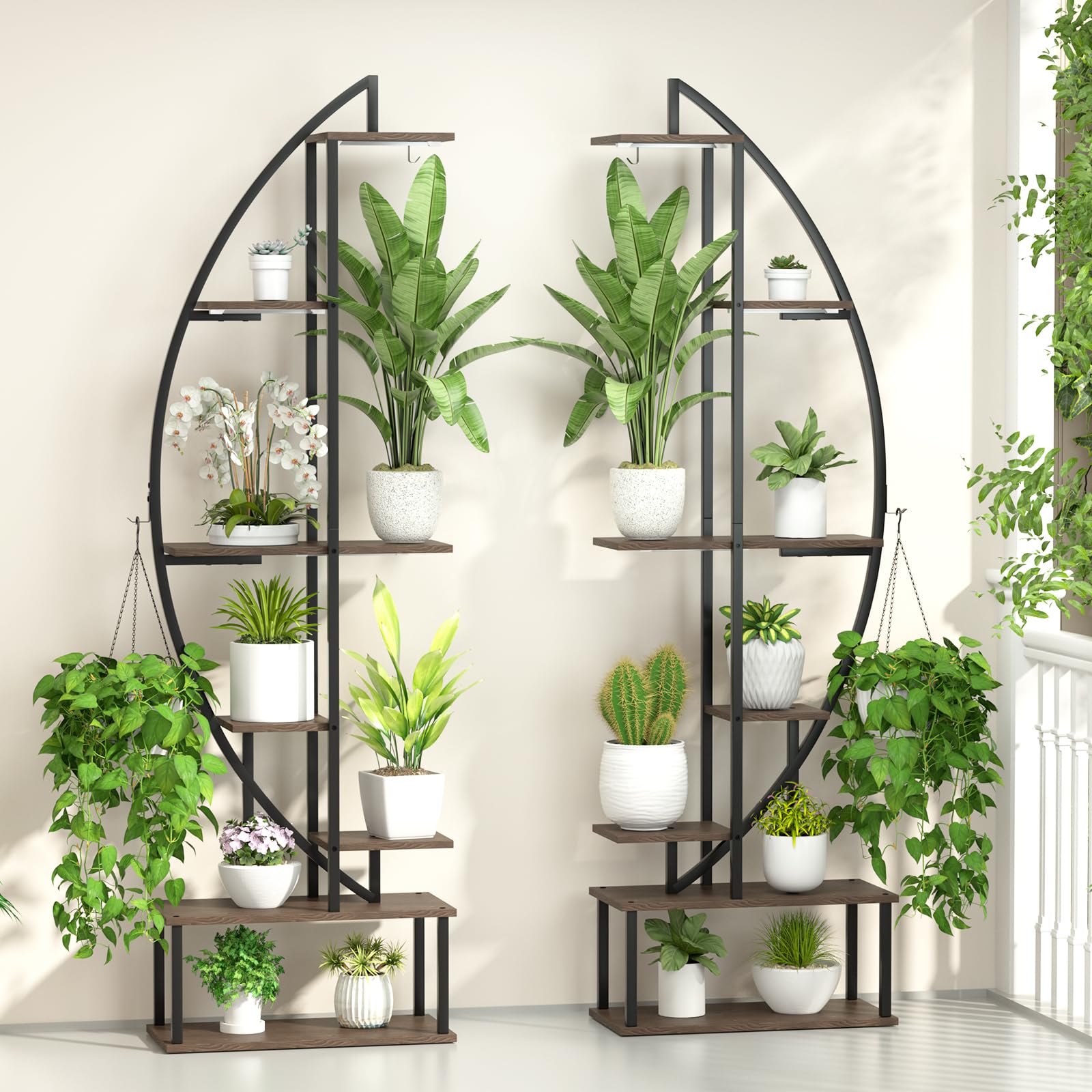 BLAZPATH two-pack plant stand set for two rooms