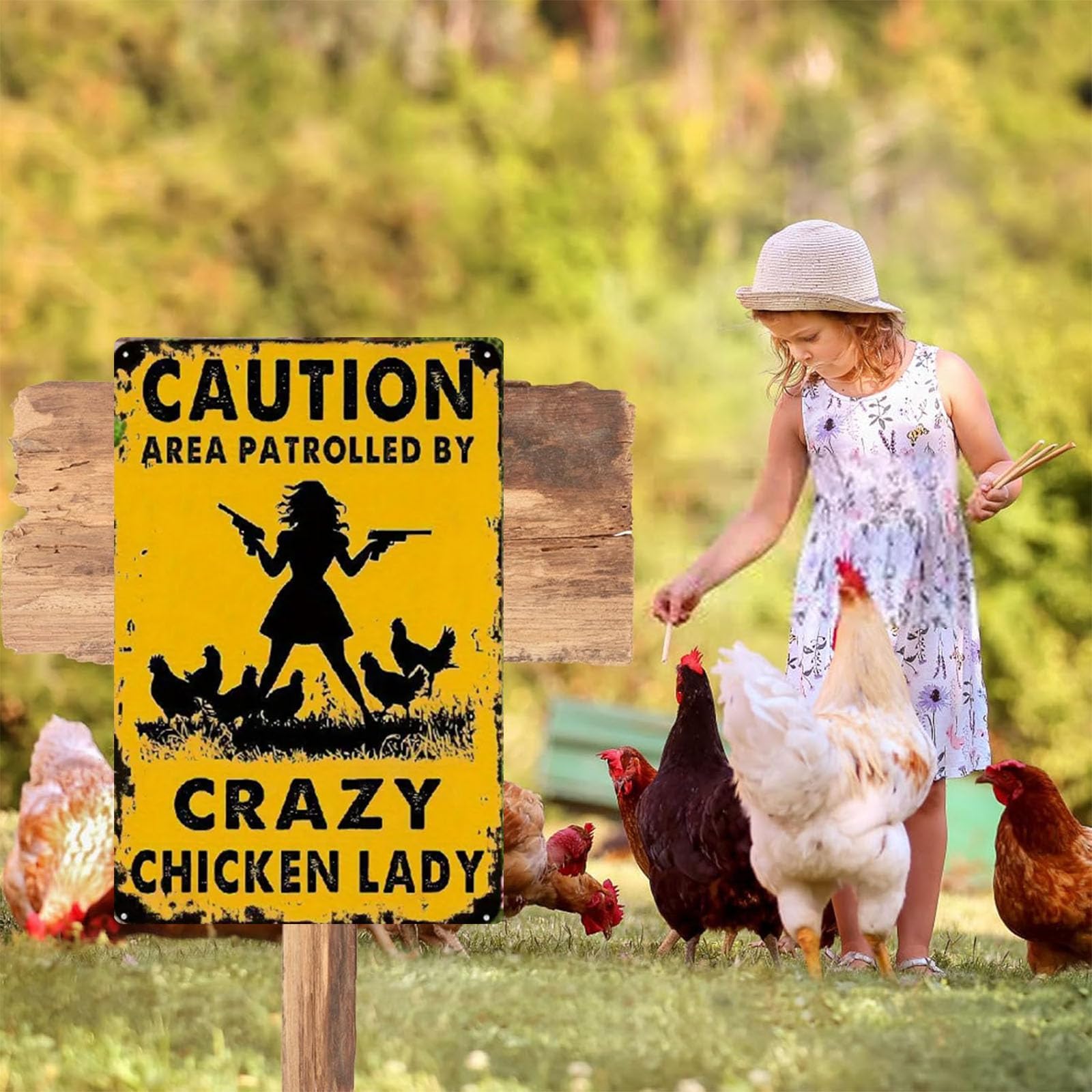 Bleihum durable outdoor metal sign resists weather and rain.