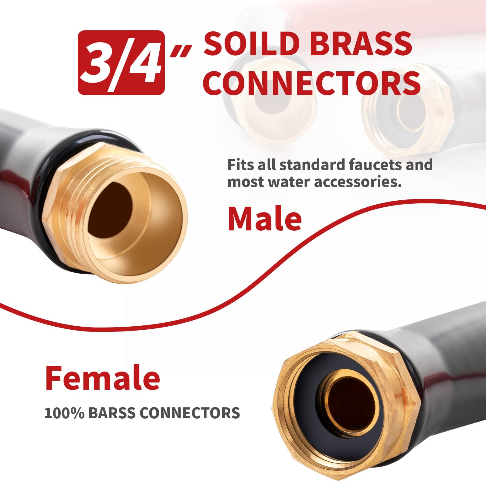BLENDLITE Garden Hose remains flexible from -50°F to 190°F for diverse tasks.