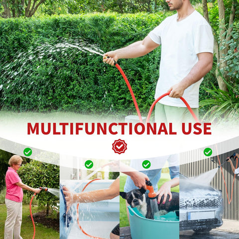 BLENDLITE Garden Hose supports tasks like watering and car washing.