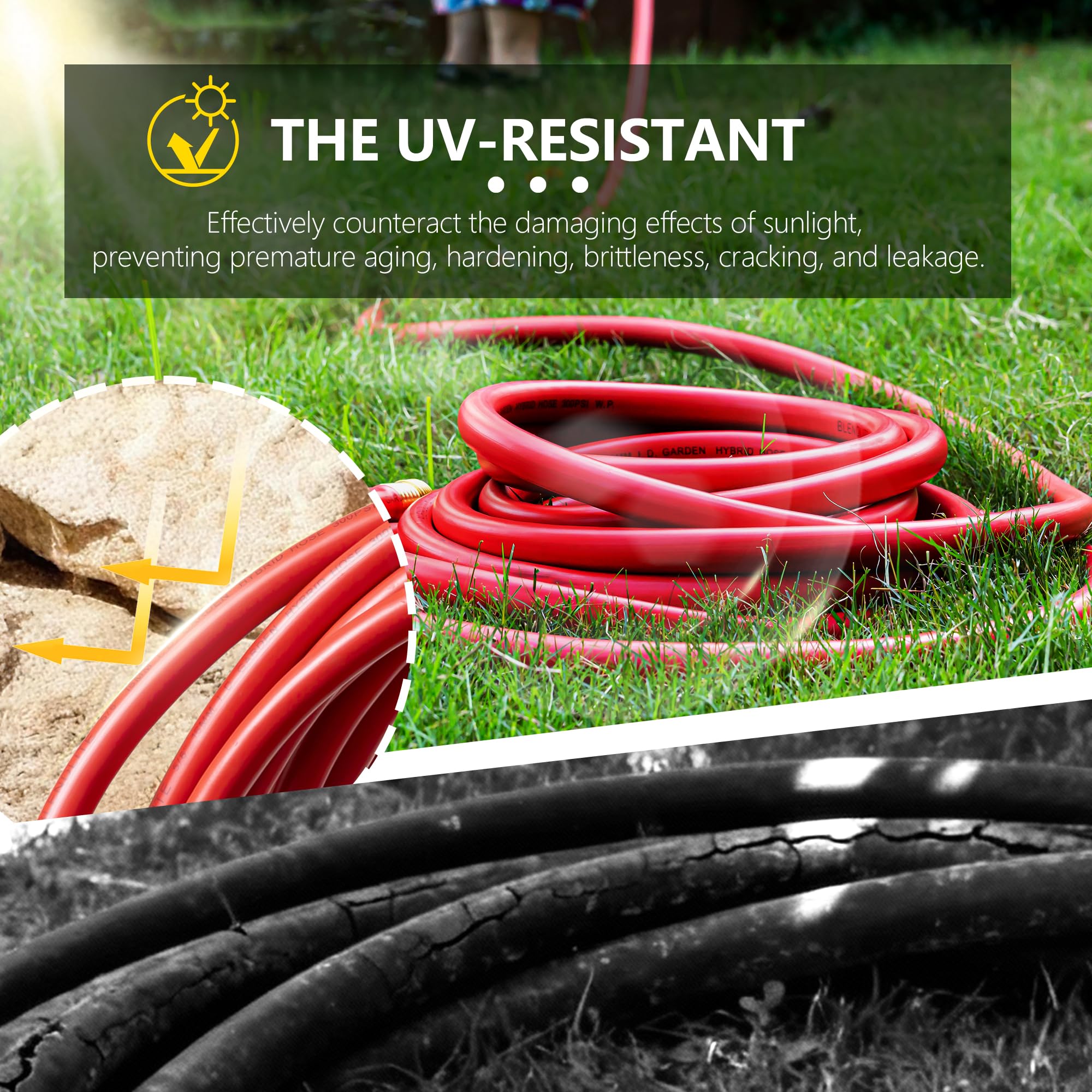 BLENDLITE kink-protection system maintains steady flow through bends.