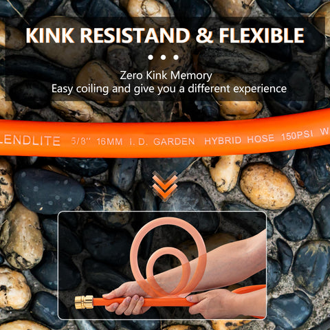 BLENDLITE five-eighth-inch inner diameter supports strong, steady water flow.