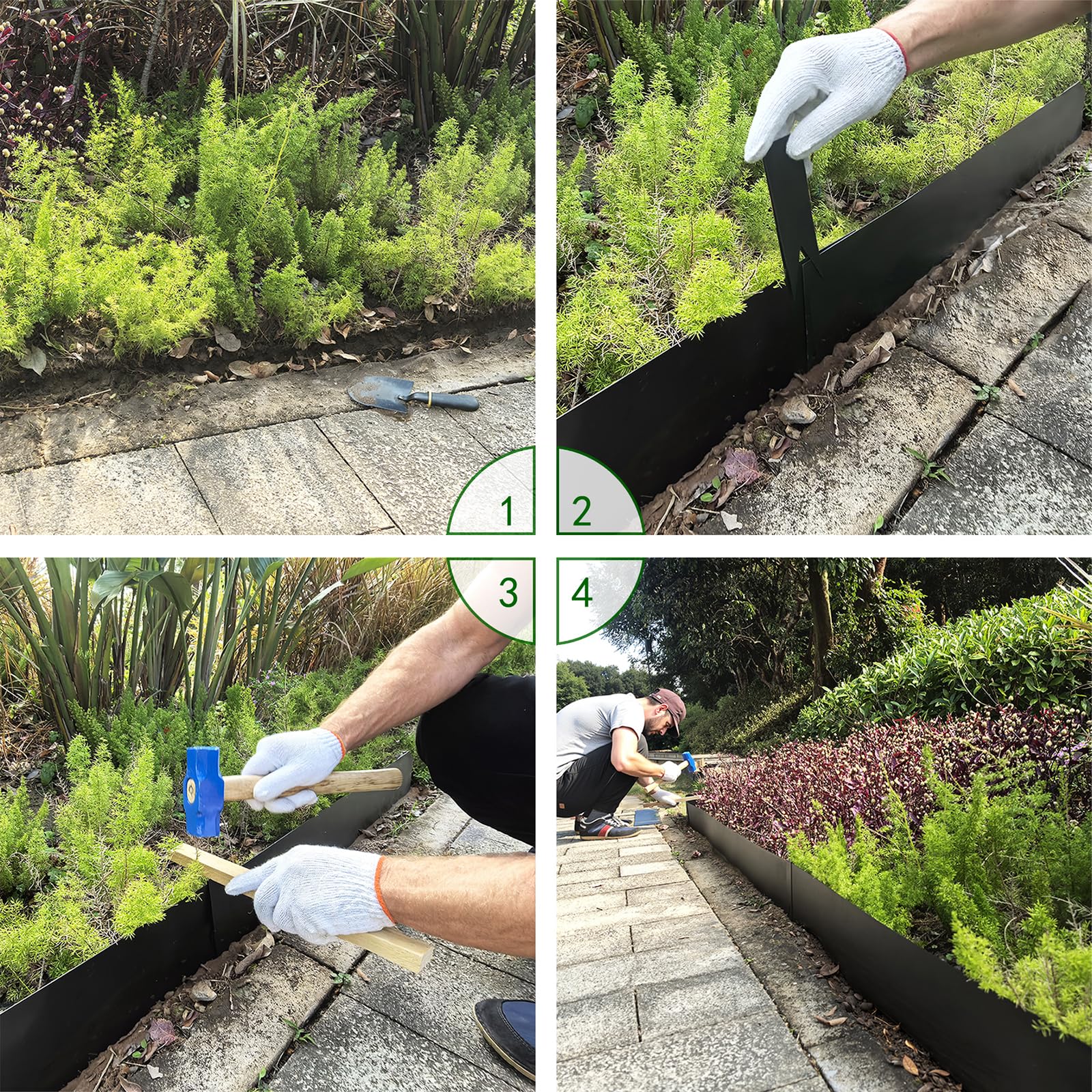 BLENNACY hammer-in installation with clips for easy no-dig setup.
